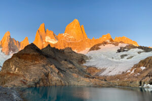 Mount Fitzroy at sunrise, El Chalten